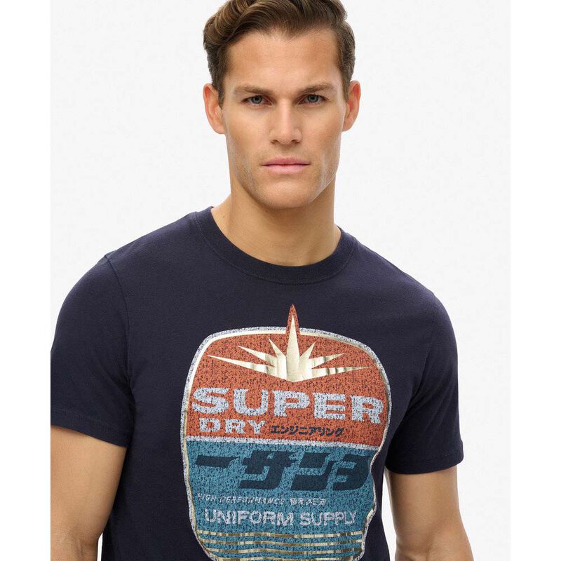 Superdry Gasoline Graphic Relaxed Tee image number 2